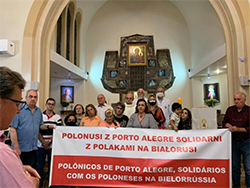 Polonia w Porto Alegre wyraża solidarność z prześladowanymi Polakami w Białorusi