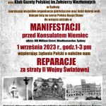 Protestuj 1 września przed placówką dyplomatyczną Niemiec!