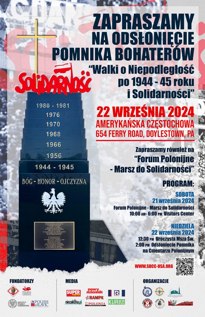 Odsłonięcie Pomnika Bohaterów Walki o Niepodległość po 1945 roku i Solidarności