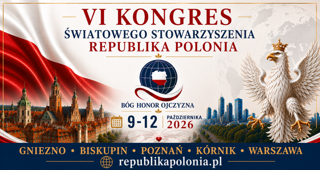 Republika Polonia zaprasza na VI Kongres w dniach 9-12 października 2026 r.