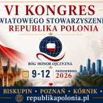 Republika Polonia zaprasza na VI Kongres w dniach 9-12 października 2026 r.