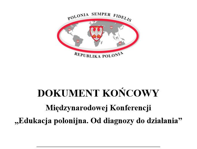 DOKUMENT KOŃCOWY – Edukacja Polonijna
